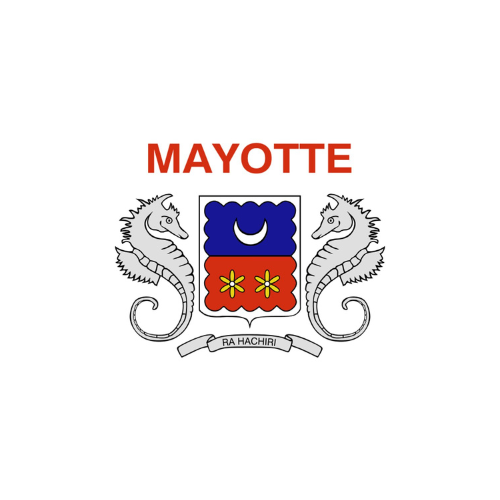 Autocollant MAXI drapeau MAYOTTE