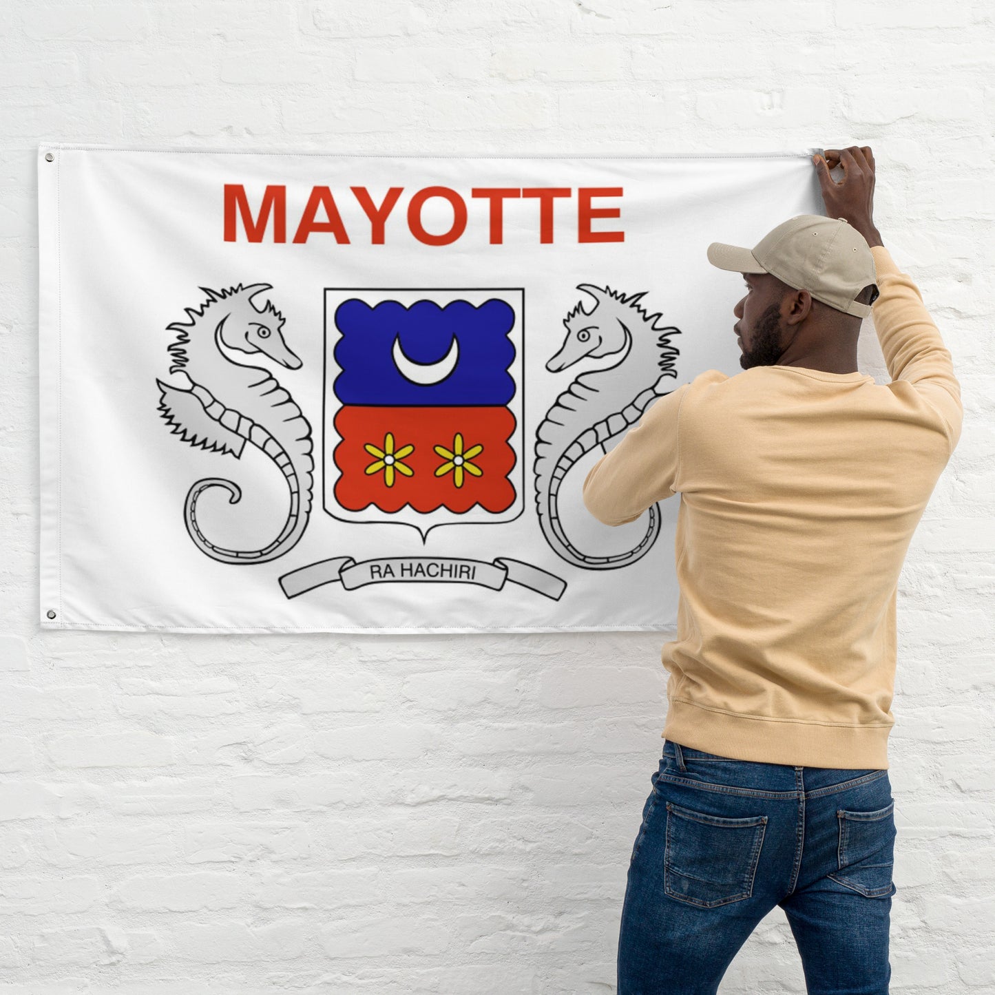 Drapeau maxi MAYOTTE